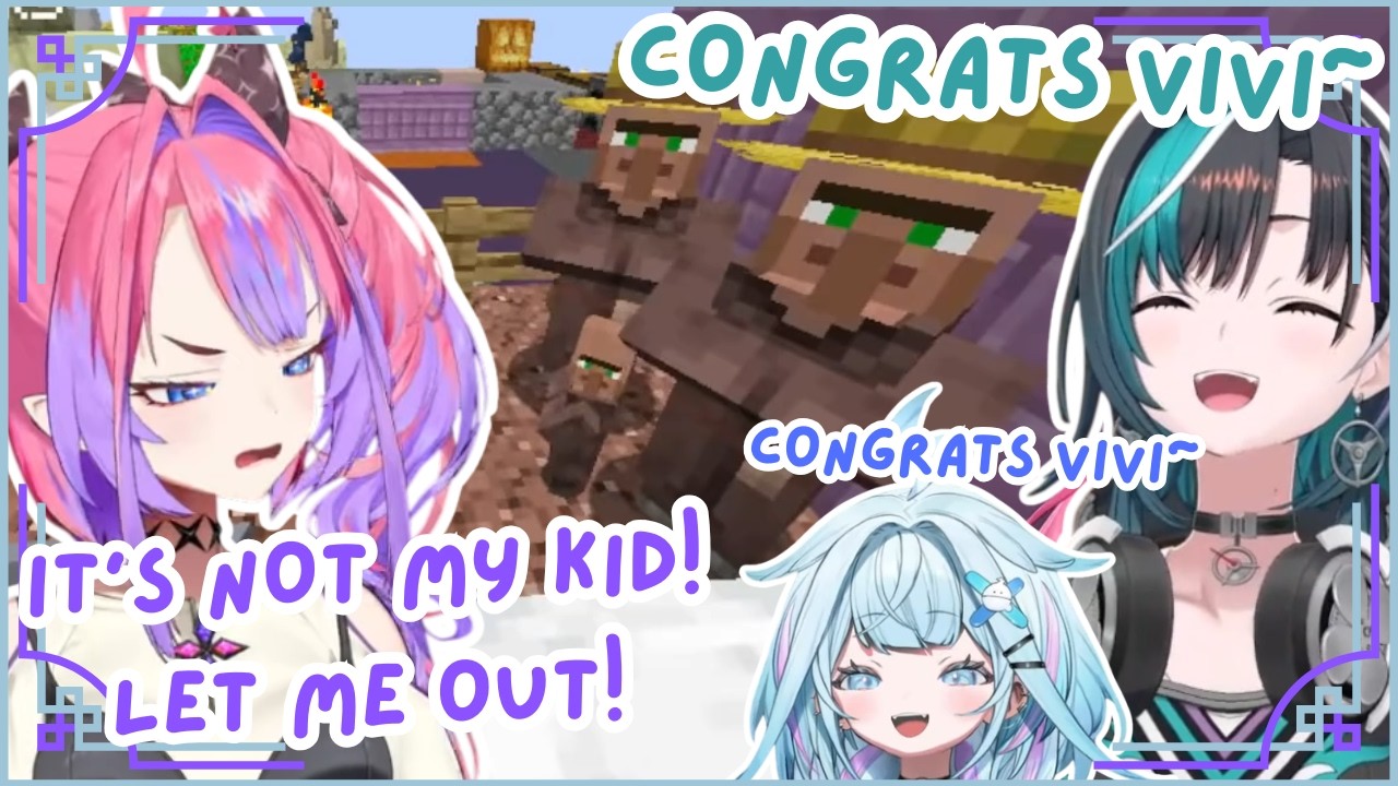 Su and Chihaya Treat Vivi Like a VILLAGER… She Ends Up HAVING a KID!? 😂😭 | Hololive Clip