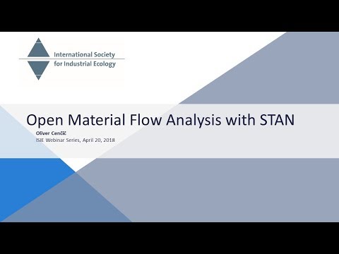 Open Material Flow Analysis with STAN - Oliver Cenčič