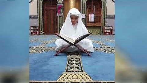 تلاوة رائعة سورة الضحى. القارئ الصغير عاصم محمد العلاقمى