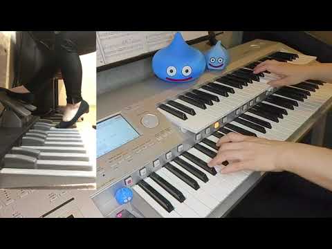 DQ V 天空城 エレクトーン演奏 - YouTube