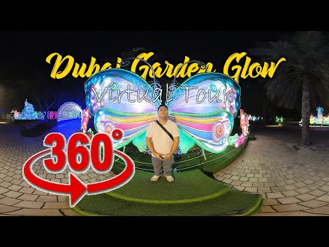 Dubai Garden Glow Virtual Tour | Dubai UAE | 360 Video