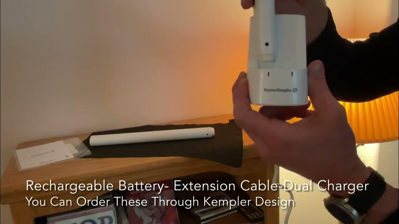 Seeing the Best Way to Use a Hunter Douglas Rechargeable Satellite