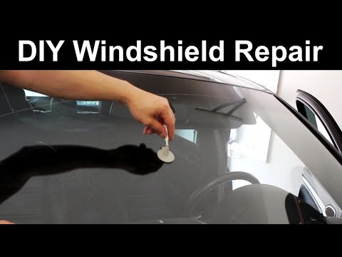 How to Fix Windshield Chip   Crack - Easy DIY Tutorial