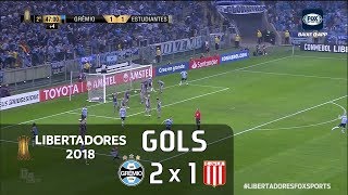 Grêmio 2 x 1 Estudiantes - Libertadores 2018 - Fox Sports HD⁶⁰