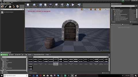 Unreal Engine 4 Tutorial - Open Door with Trigger and Matinee