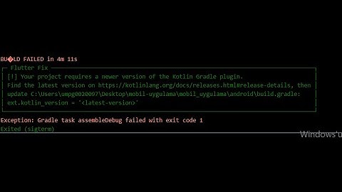 Your project requires a newer version of Kotlin Gradle Plugin