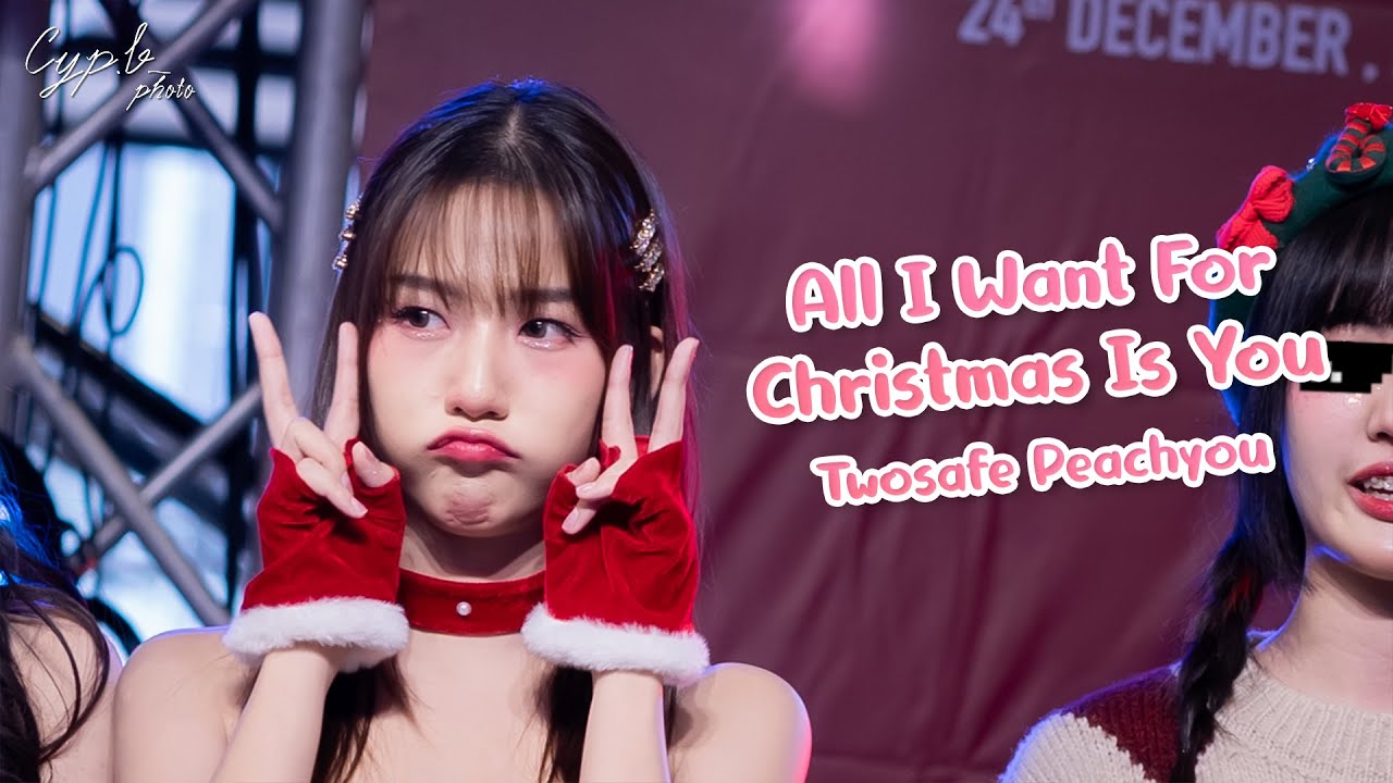 [ Twosafe Fancam ] Special Cover ' All I Want For Christmas Is You ' @TGG Festival 2023 - 2023/12/25