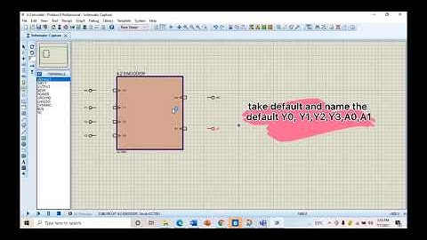 4-2 ENCODER CIRCUIT USE PROTEUS