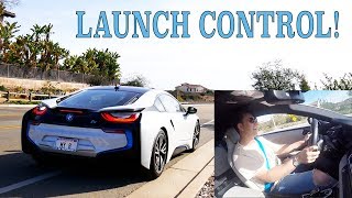 Trying out LAUNCH CONTROL in our BMW i8!