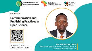 DSWB | Communication and Publishing Practices in Open Science | Webinar Recording
