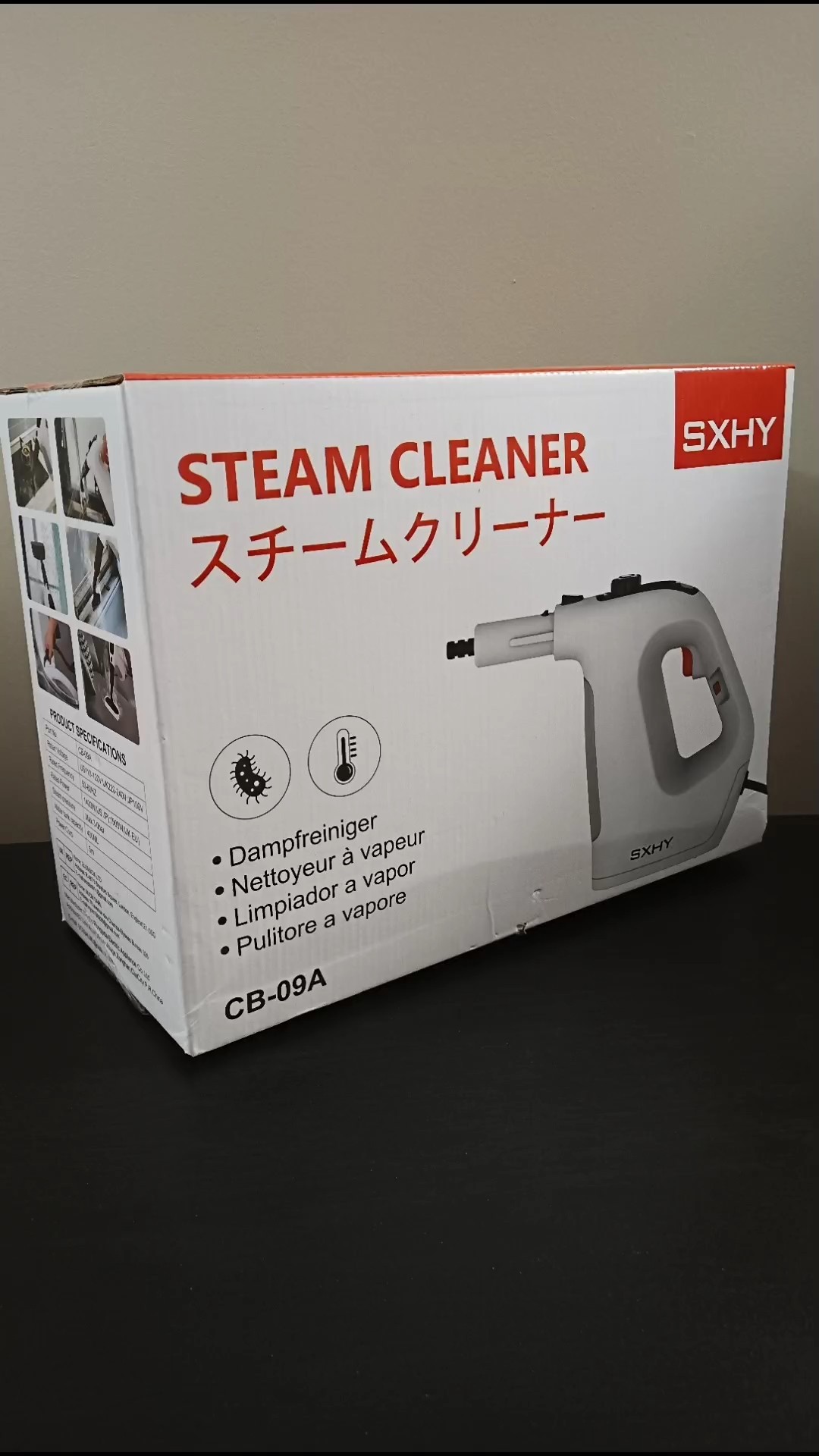 Steam Cleaner SXHY from Amazon - YouTube