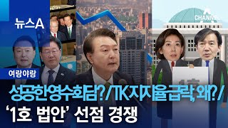 [여랑야랑]성공한 영수회담? / TK 지지율 급락, 왜? / ‘1호 법안’ 선점 경쟁