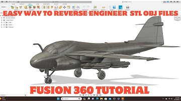 Easy Way To Reverse Engineer An STL or OBJ Mesh Files For RC Airplanes