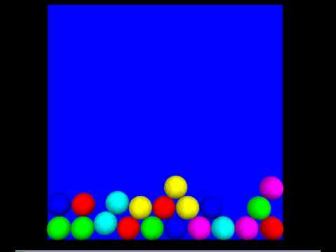 Free falling balls