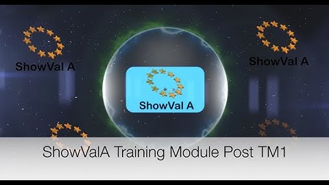 3 3 1 2 1 ShowValA POST TM1 Video Tutorial Questionnaires FR
