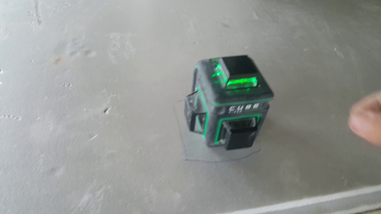 Лазерный уровень cube 360 green