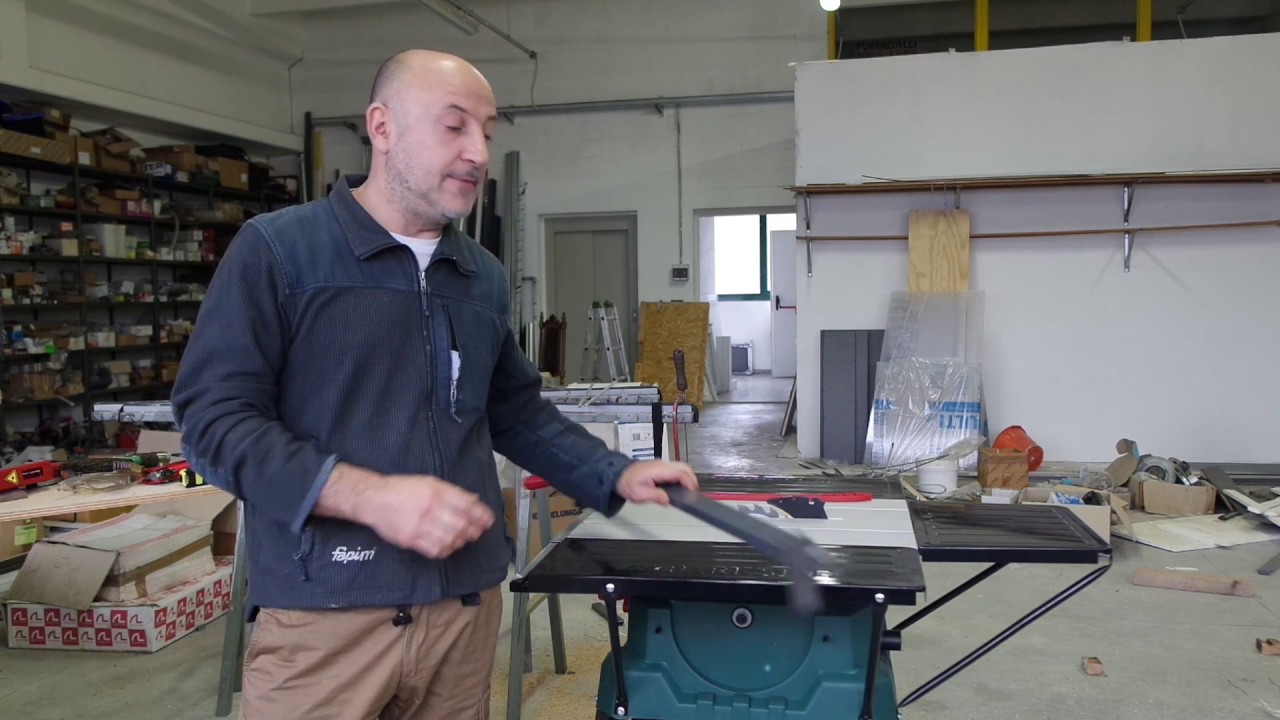 banco segha parkside guida parallela in alluminio