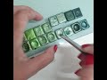 Swatch comparisons for Nibs Watercolours - greens