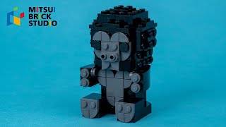 How to Build a Gorilla with LEGO Bricks by 三井ブリックスタジオ / プロビルダー 1,161 views 1 year ago 6 minutes, 26 seconds