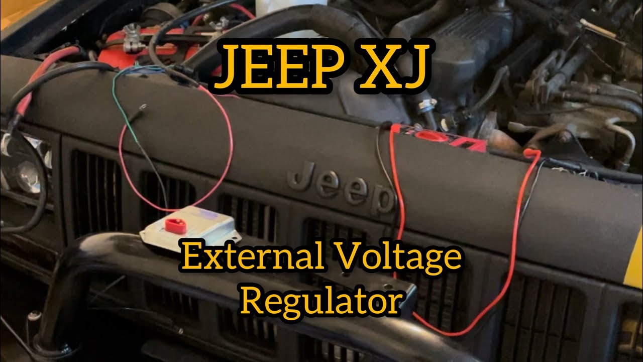 How to install an External Voltage Regulator in a Jeep XJ - YouTube
