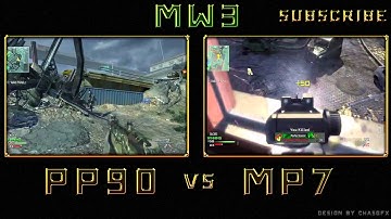 MW3 Mp7 vs PP90 Gun Review by Chaosxsilencer