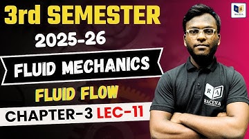 Bteup 3rd Sem | Fluid Flow Chapter-3 Lec-11 | Up Polytechnic 3rd Semester Fluid Mechanics