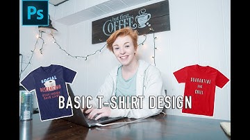 Print-On-Demand T-Shirt Design Tutorial | How I Created Basic Designs in Photoshop