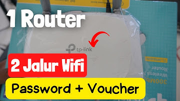 Setting TP-Link WR840N Mode PPPoE WIFI Pribadi & Hotspot LAN Sekaligus dalam 1 Router