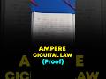 AMPERE CIRCUITAL LAW PROOF | #motivation #physics #derivations #youtubeshorts #shorts #rbo.. #study