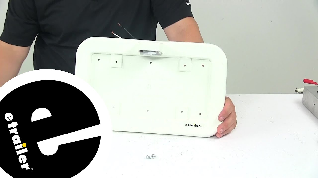 etrailer | Complete Breakdown of the Trailer License Plate Holder with LED Light