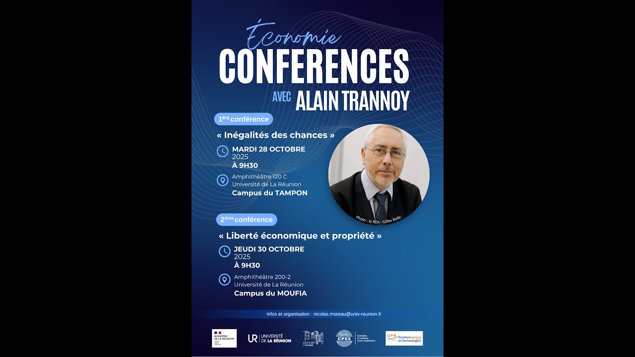 Conférence d'Alain Trannoy "Inégalités des chances"
