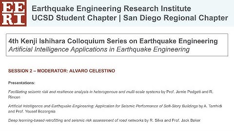 Artificial Intelligence Applications in Earthquake Engineering, Session 2 (4th Ishihara Colloquium)