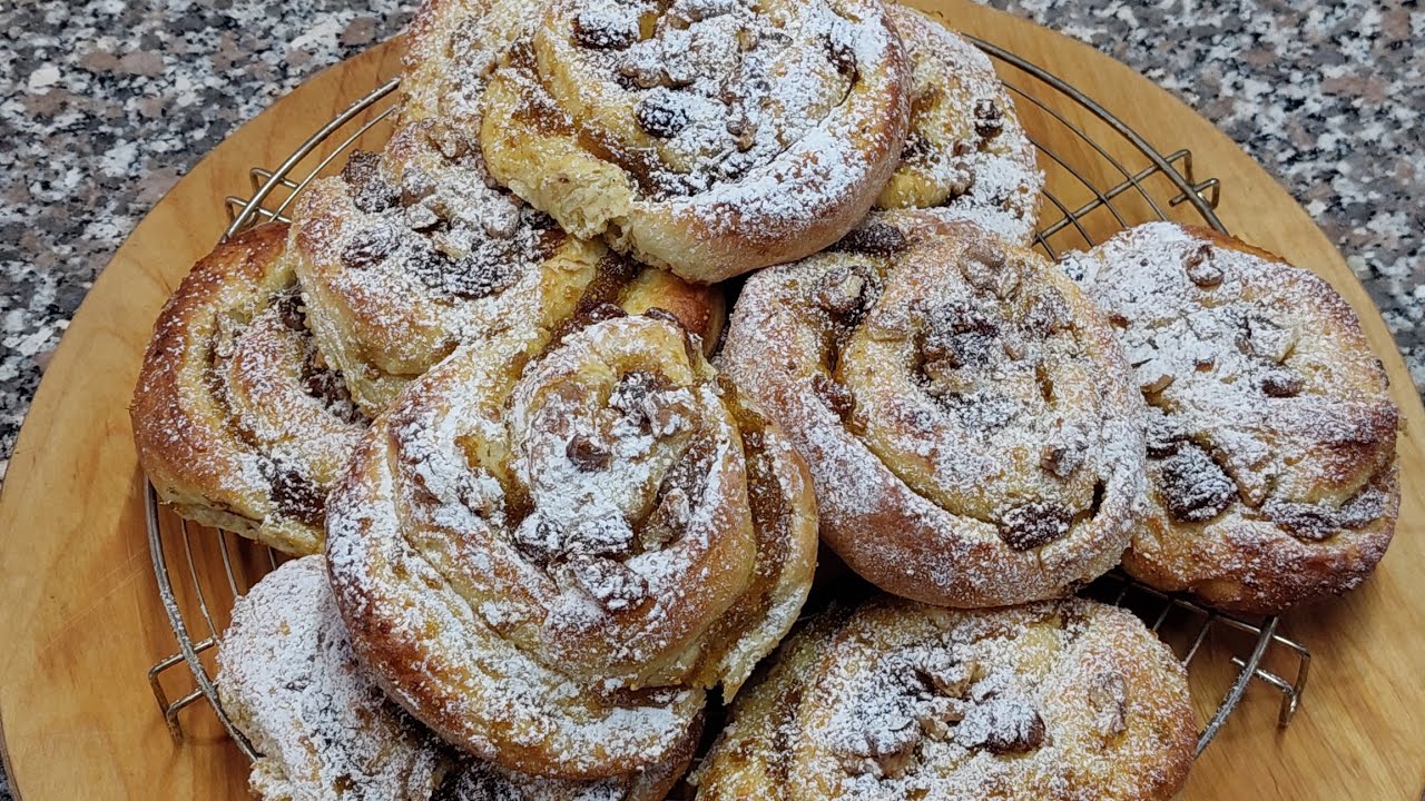 Brioche sofficissime e facili fichi noci e cannella