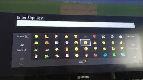 How to get colored signs in Minecraft Xbox one!