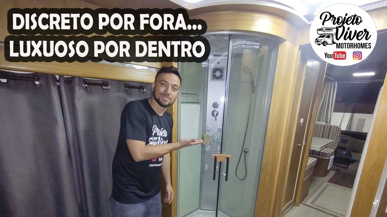 MOTORHOME DISCRETO POR FORA, LUXUOSO POR DENTRO!!!