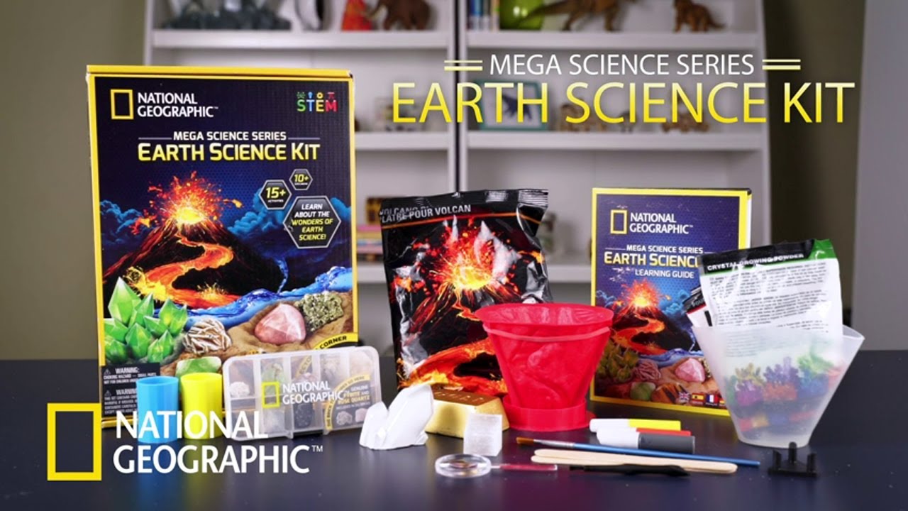 NATIONAL GEOGRAPHIC Earth Science Kit - Over 15 Science