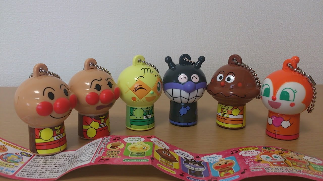 ☆Hjk18FZそれいけ!アンパンマンサウンドマスコット3全6種 ☆Hjk18FZ