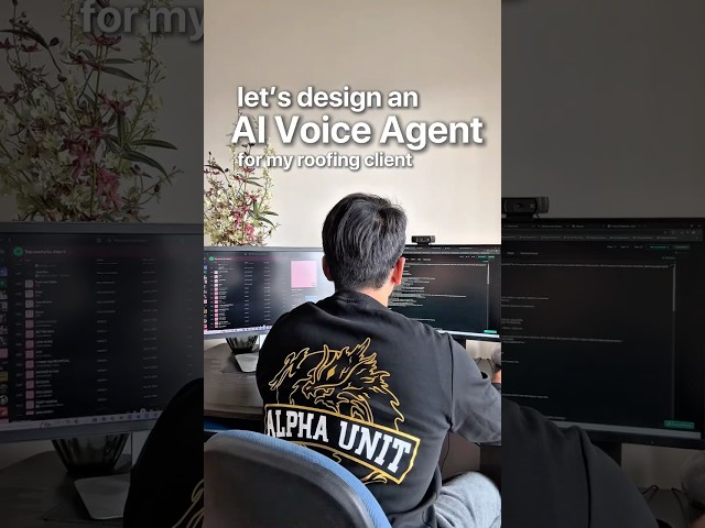 Design an AI Voice Agent for my roofing client!