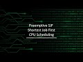 Preemptive SJF CPU Scheduling | Shortest Job First | OS | Anna University | Engineering | Tamil