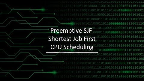 Preemptive SJF CPU Scheduling | Shortest Job First | OS | Anna University | Engineering | Tamil
