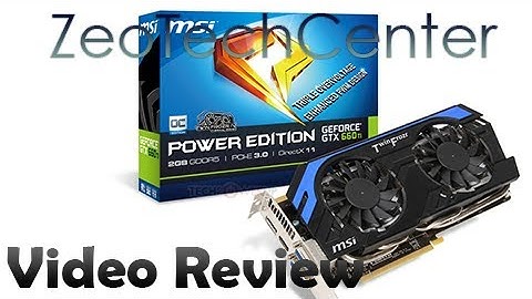 MSI GeForce GTX 660Ti Power Edition Review