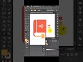 Gradient to Solid Color in Adobe Illustrator ⚡ Quick Logo Design #tricks #shorts #art