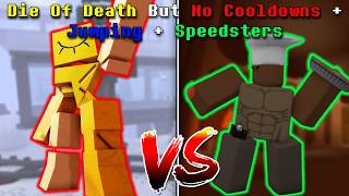 Die Of Death No Cooldowns But Jumping Is Enabled + Were All Speedsters (Challenge Gameplay) Roblox screenshot 2