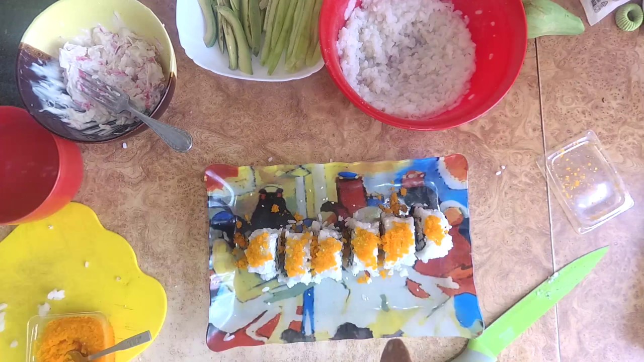 Cуши и что делать, когда руки из жопы. - YouTube