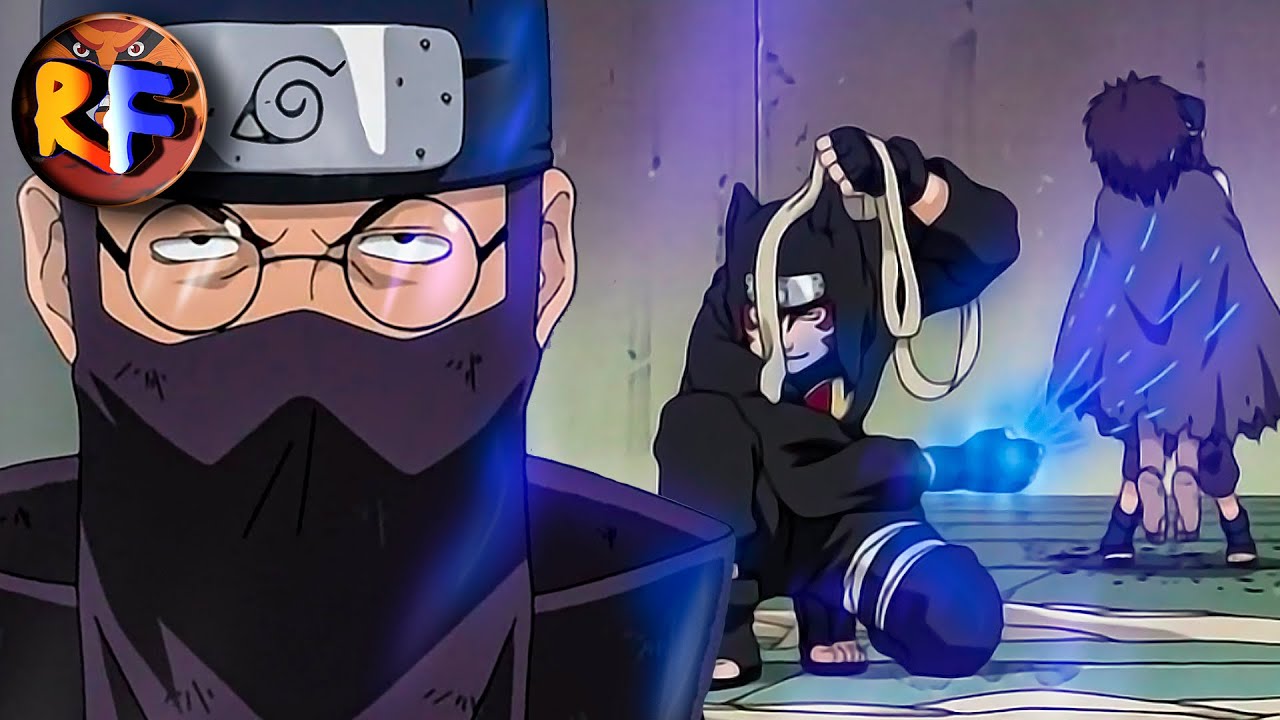 Кукловод против техники змеиного тела. Канкуро против Цуруги . Экзамен на чунина. Kankuro vs Tsurugi