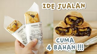 KEBAB PISANG COKLAT~ COCOK BANGET BUAT JUALAN!! HANYA 4 BAHAN UTAMA ENAK BANGET!!