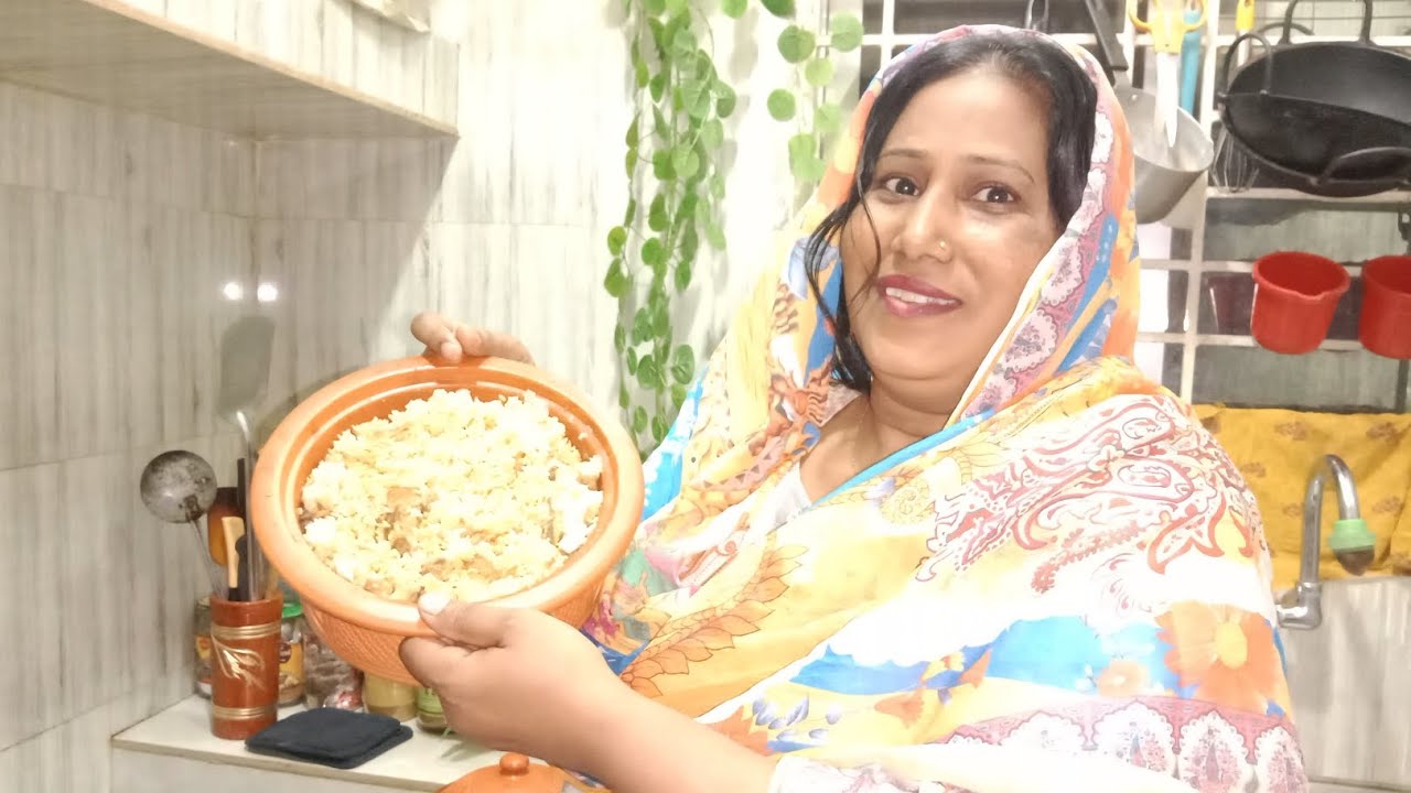 মাটির হাঁড়িতে বিরিয়ানি রান্না করলাম |Ruhi Making Tehari | Family| Cooking| Ramadan 