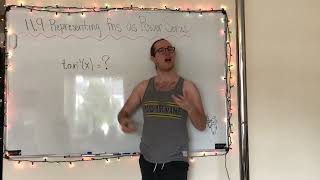 UCI Math 2B 11.9 The Power Series Representation of Functions