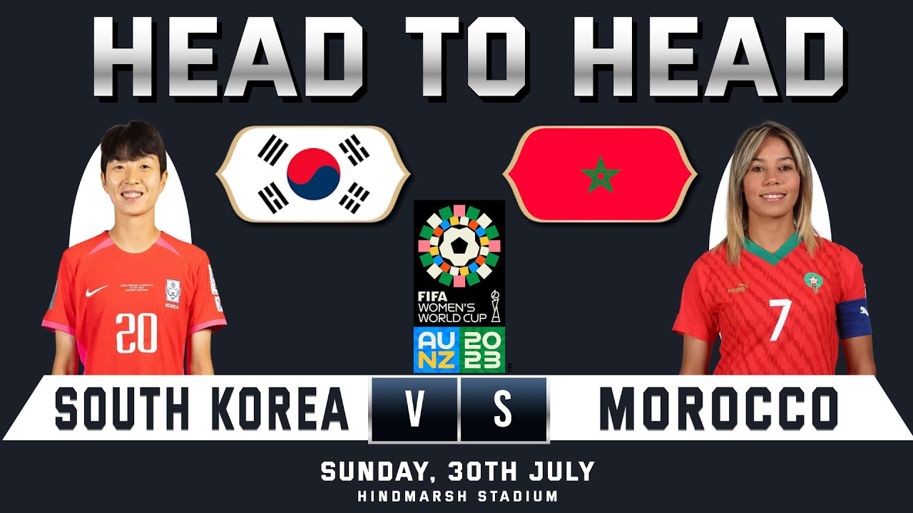 SOUTH KOREA vs MOROCCO | WOMEN WORLD CUP | Head to Head Stats | FIFA ...