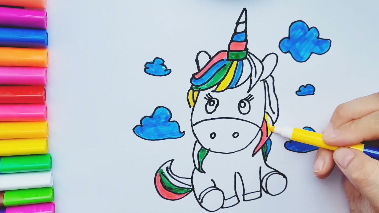 Видео как рисовать единорога видео как рисовать единорога